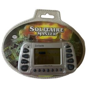 Solitaire Master Handheld Battery Operated Card Game Electronic Vegas Mo…